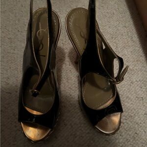 YSL black heel